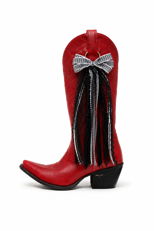 The Blair | Black Boot Bows